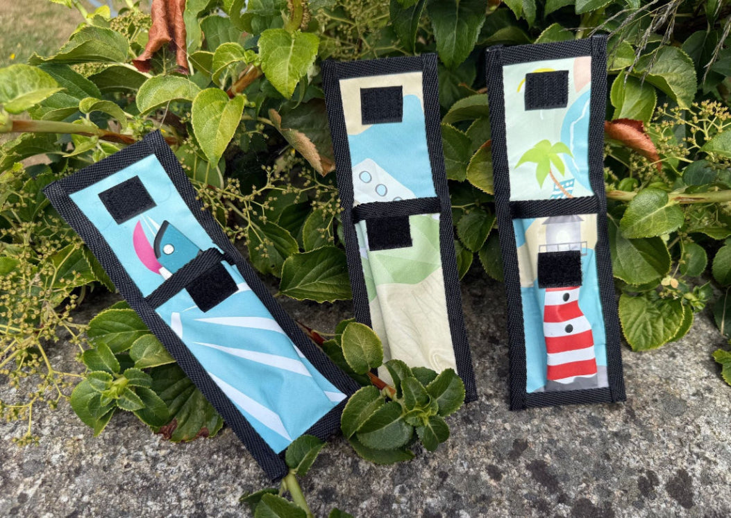 L'étui Glenn en bâches recyclées