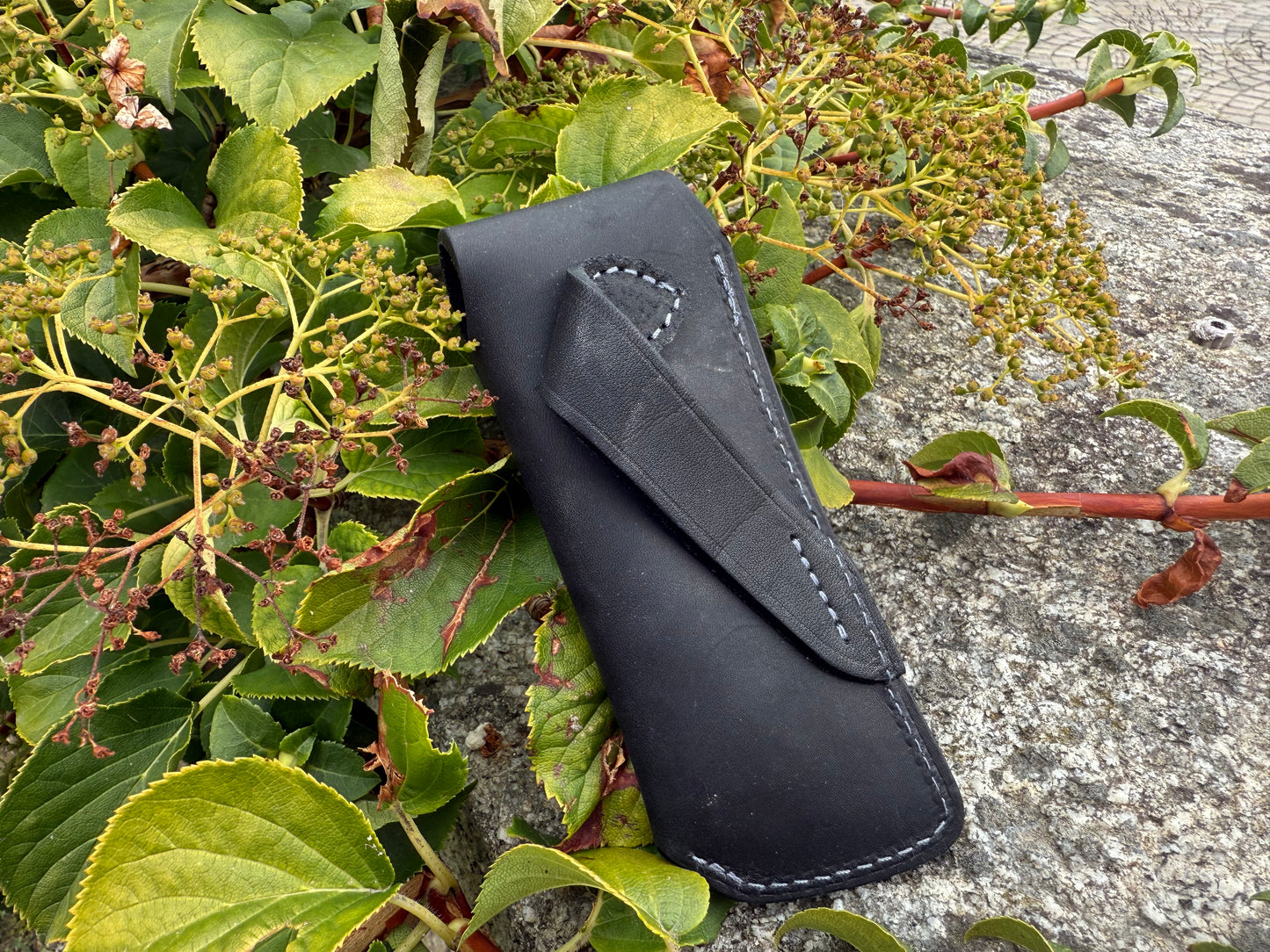 L'étui en cuir du Glenn