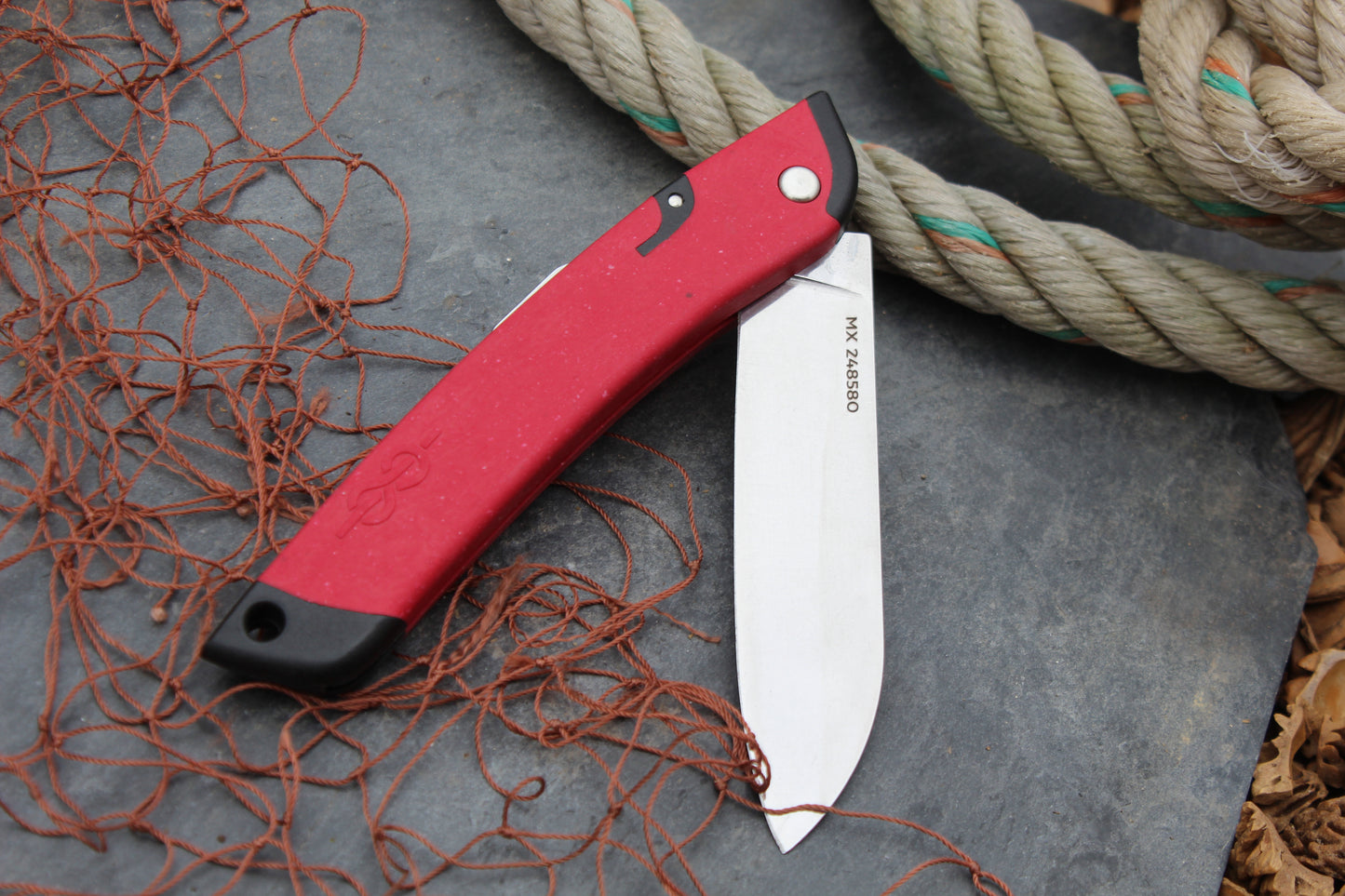 couteau de poche marin breton rouge korrigans